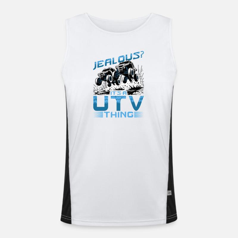 UTV Off Road 4 Wheeler Side by side Funktionelles Kontrast-Tank Top für Männer 