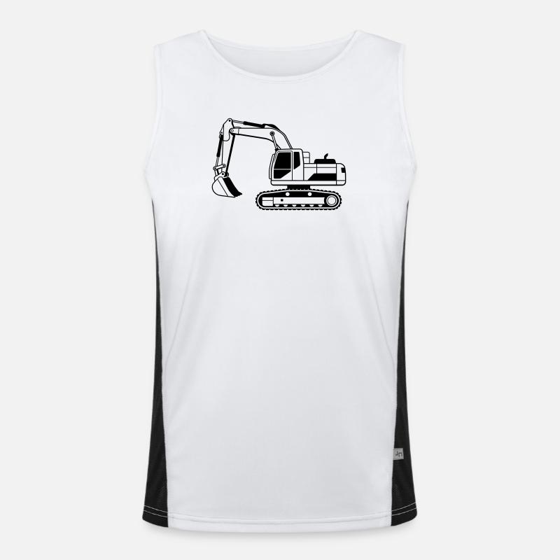 Bagger Funktionelles Kontrast-Tank Top für Männer 