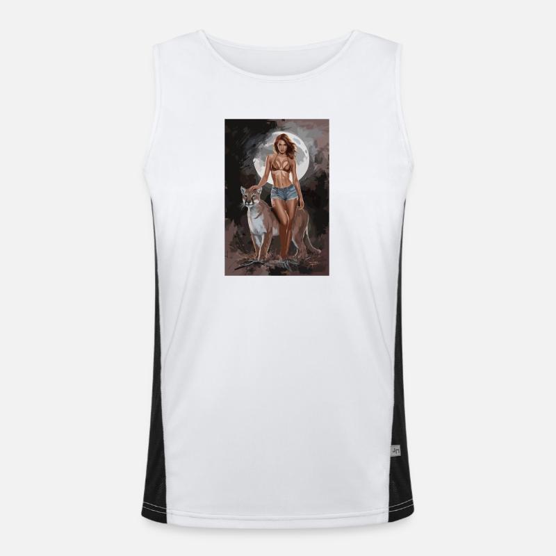 Moonlightwalker Men's Functional Contrast Tank Top 