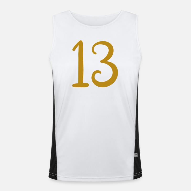 13 Men's Functional Contrast Tank Top 