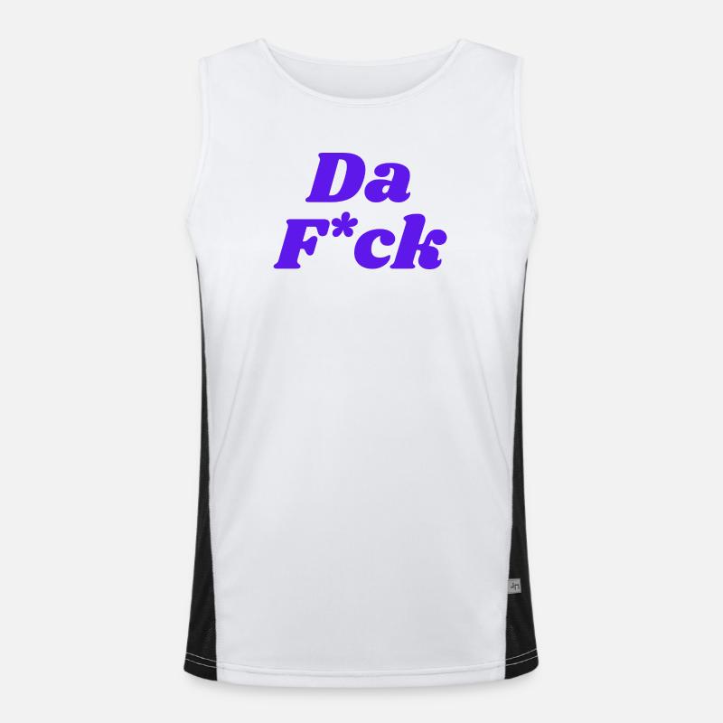 Da F*ck Men's Functional Contrast Tank Top 