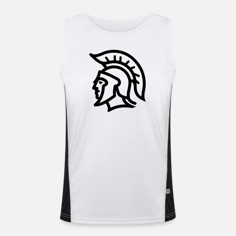 Spartanisch Funktionelles Kontrast-Tank Top für Männer 