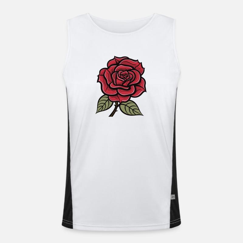 L’amour de la rose Débardeur respirant contrasté Homme 