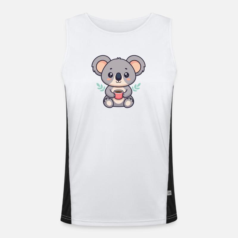Koala Café Doux Débardeur respirant contrasté Homme 