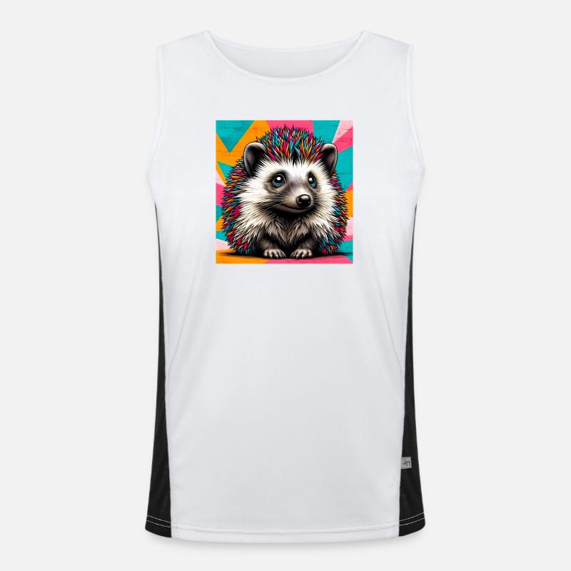 hedgehog Men's Functional Contrast Tank Top 