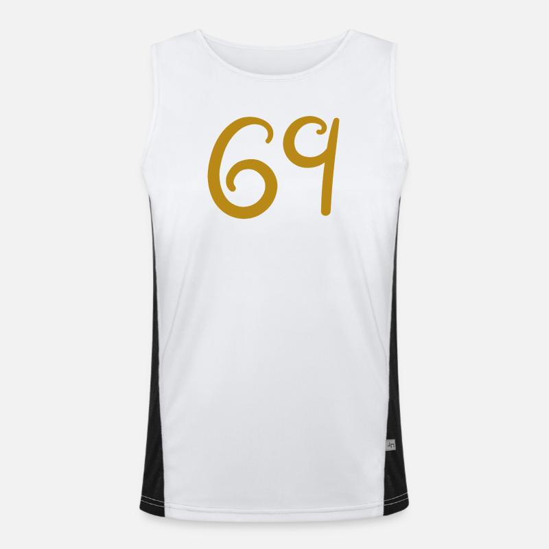 69 Men's Functional Contrast Tank Top 