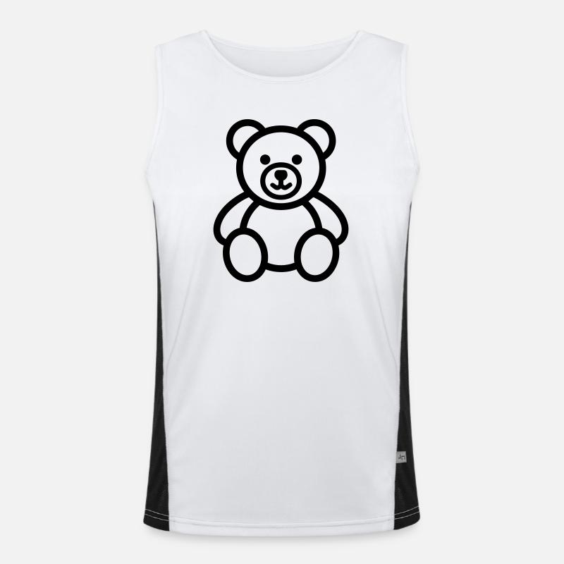 bear cub Men's Functional Contrast Tank Top 