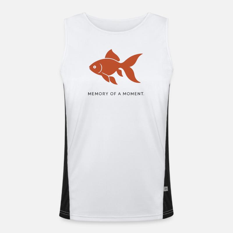 ERINNERUNG AN EINEN MOMENT Funktionelles Kontrast-Tank Top für Männer 