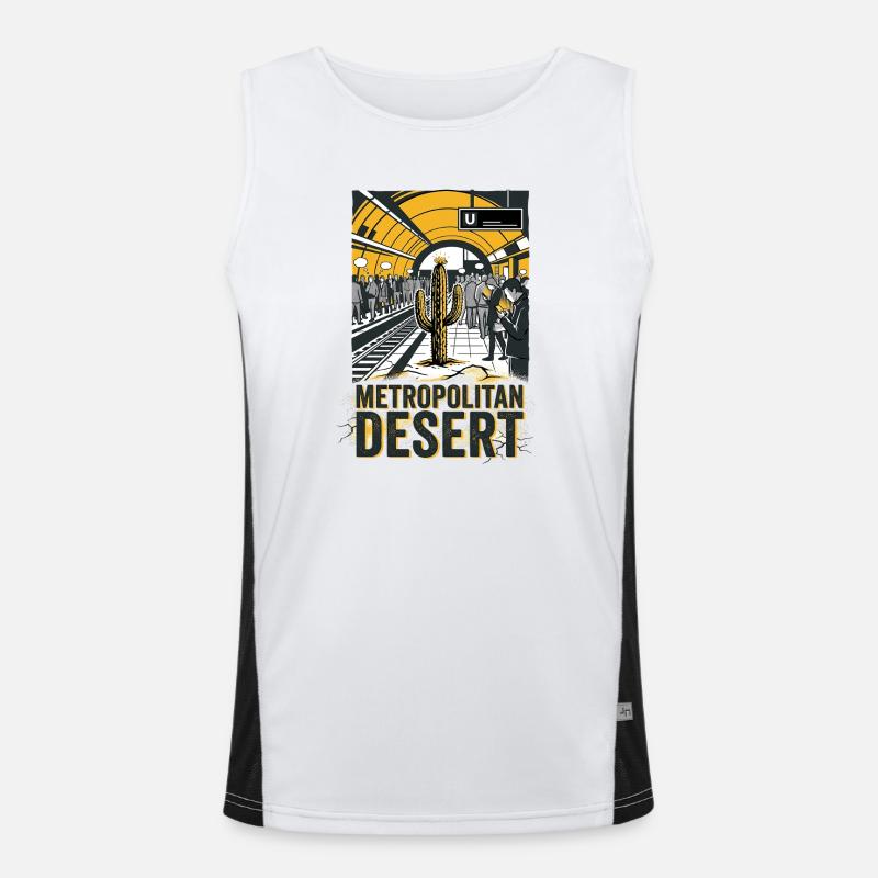 Metropolitan Desert Men's Functional Contrast Tank Top 