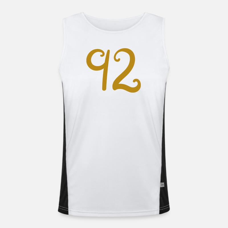 92 Funktionelles Kontrast-Tank Top für Männer 