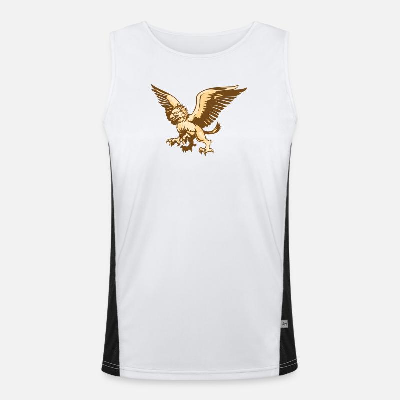 Greif Rostock Funktionelles Kontrast-Tank Top für Männer 