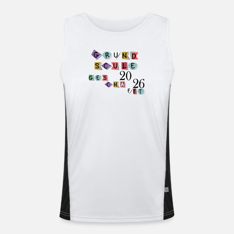 Primary school completed Men's Functional Contrast Tank Top 