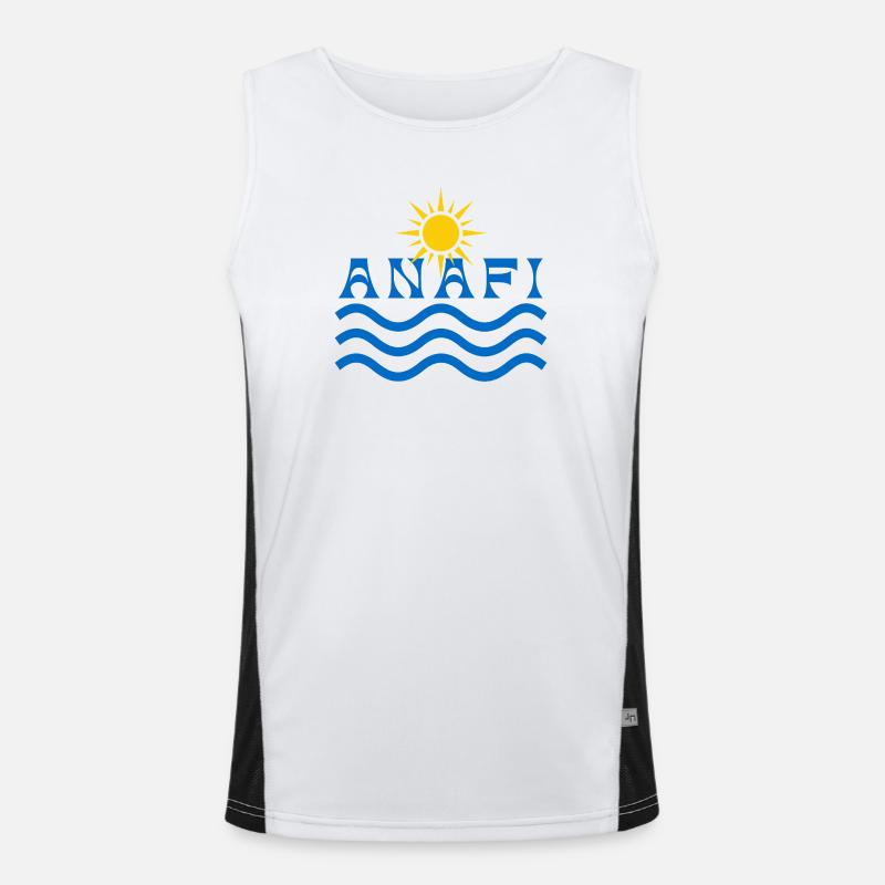 ANAFI Soleil et Vagues Débardeur respirant contrasté Homme 