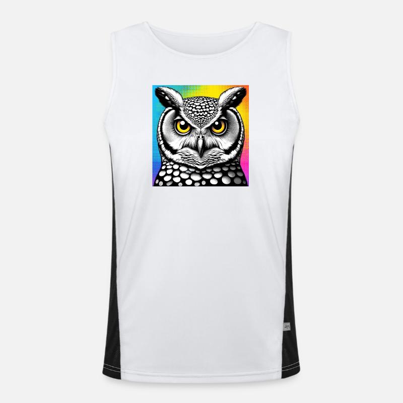 owl Men's Functional Contrast Tank Top 