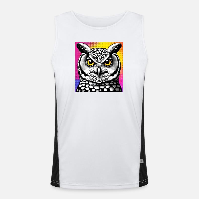 owl Men's Functional Contrast Tank Top 