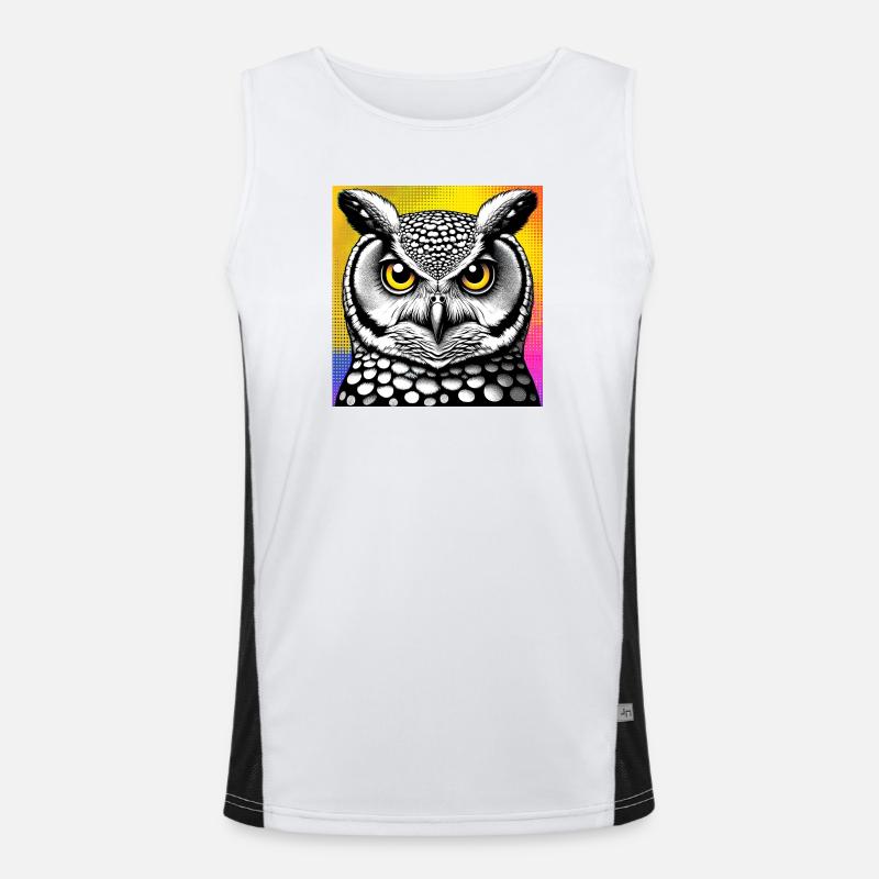 owl Men's Functional Contrast Tank Top 