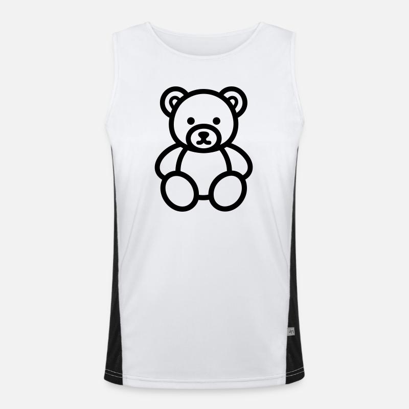 bear cub Men's Functional Contrast Tank Top 