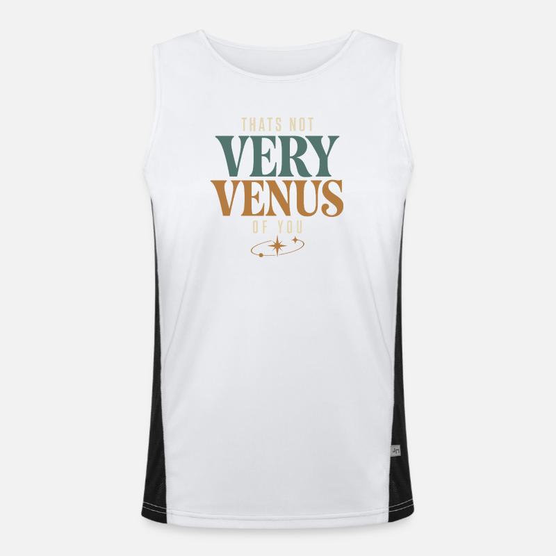 Venus-zeichen Venus-astrologie Funktionelles Kontrast-Tank Top für Männer 