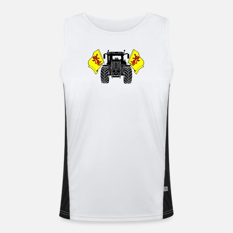 South Holland_Tractor_Pride Men's Functional Contrast Tank Top 