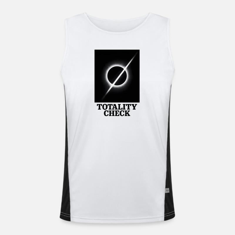 Totality checked | Eclipse Men's Functional Contrast Tank Top 