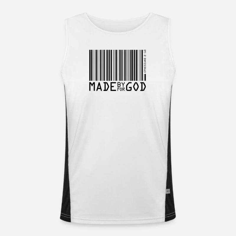 Made by God Men's Functional Contrast Tank Top 