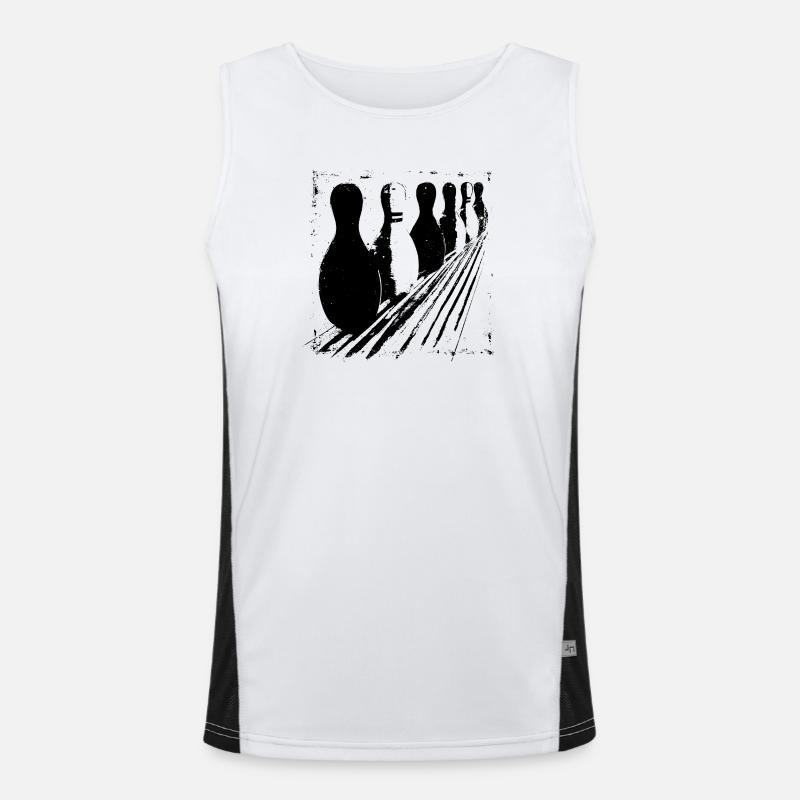 Bowling Men's Functional Contrast Tank Top 