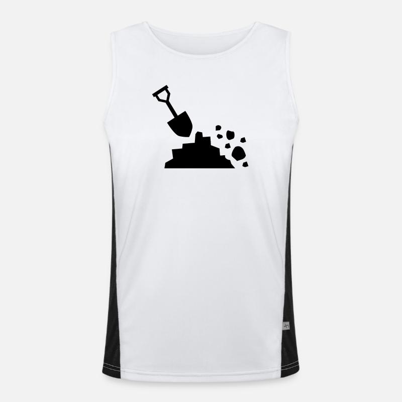 Building site Men's Functional Contrast Tank Top 