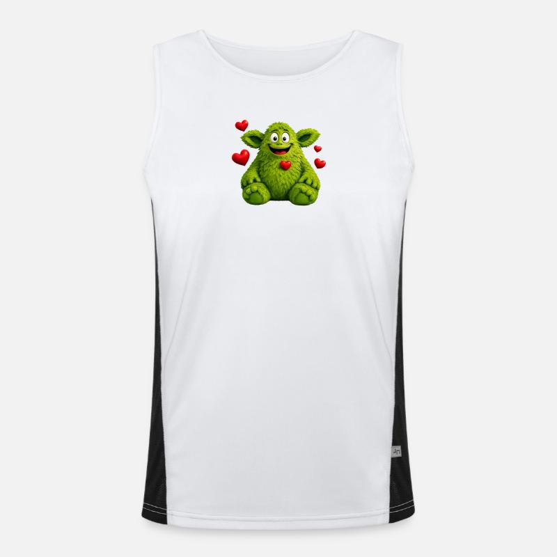 Monster Funktionelles Kontrast-Tank Top für Männer 