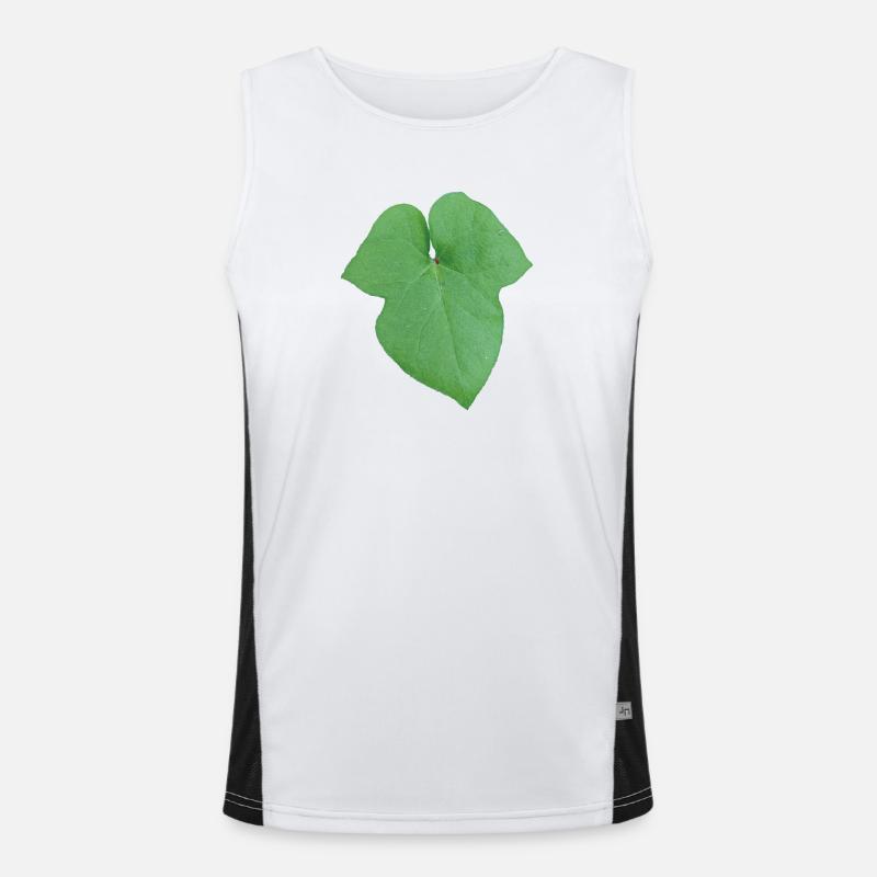 Green_Leaf_-_Tiny_Red_Spider Funktionelles Kontrast-Tank Top für Männer 
