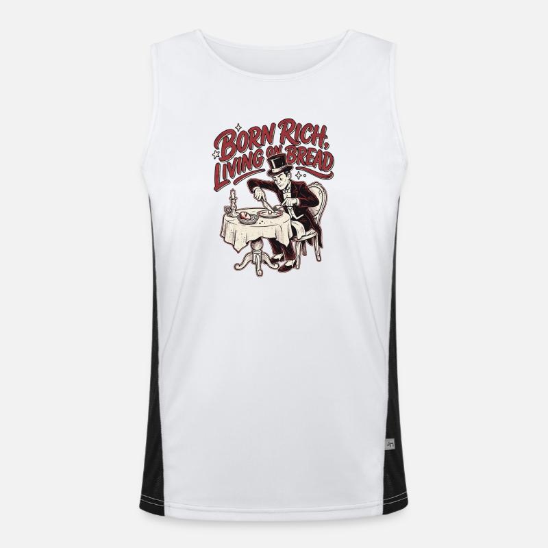Born Rich Men's Functional Contrast Tank Top 