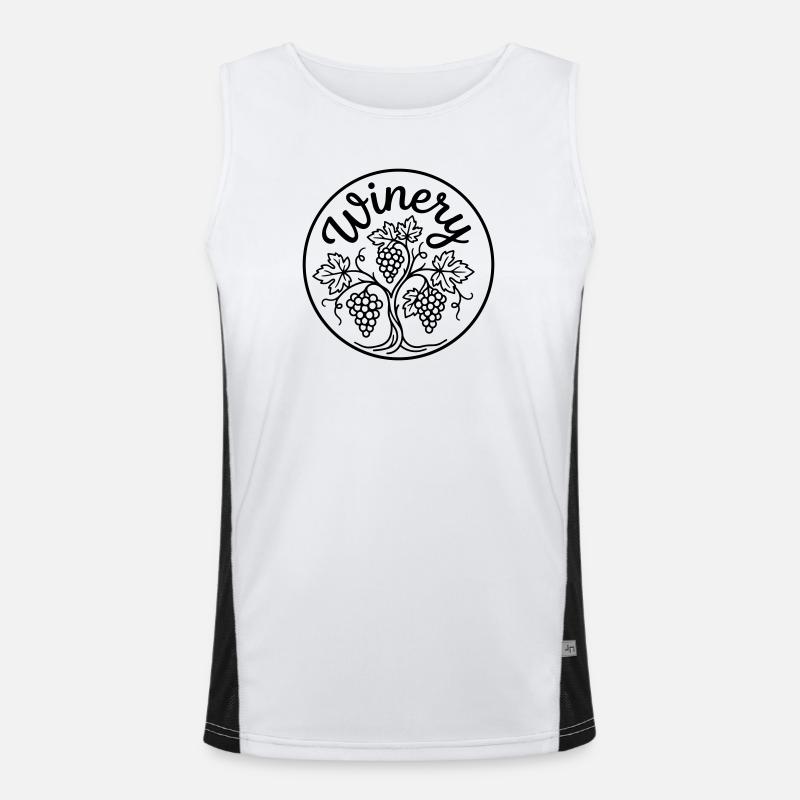 vineyard Men's Functional Contrast Tank Top 