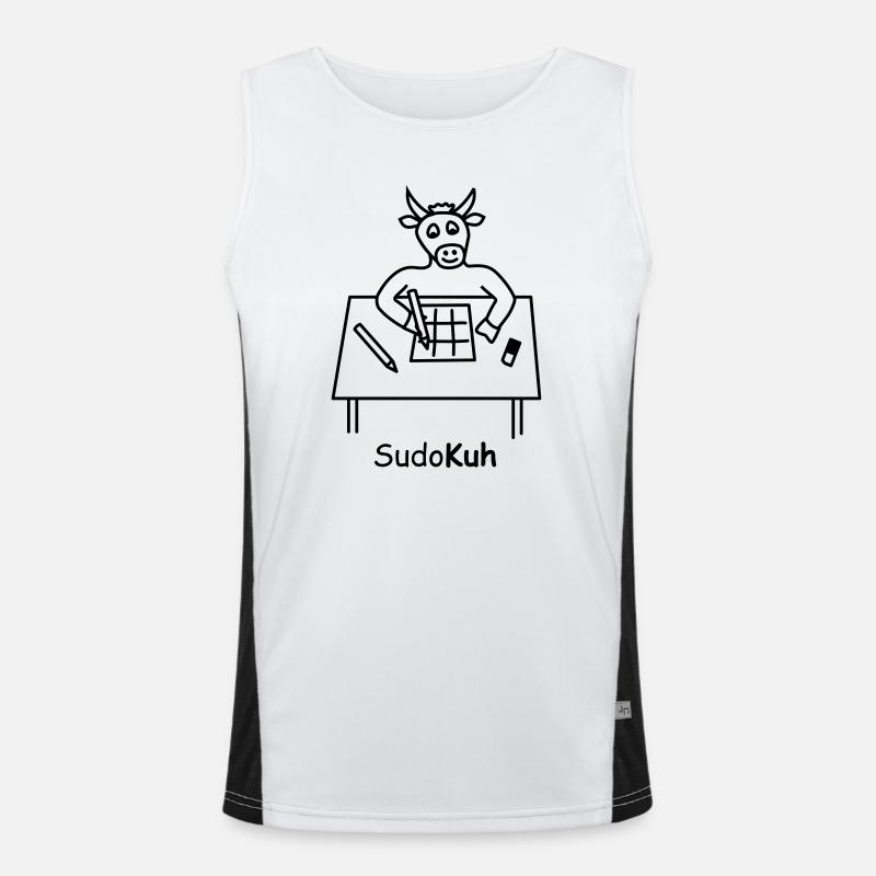 Sudo-Kuh Funktionelles Kontrast-Tank Top für Männer 