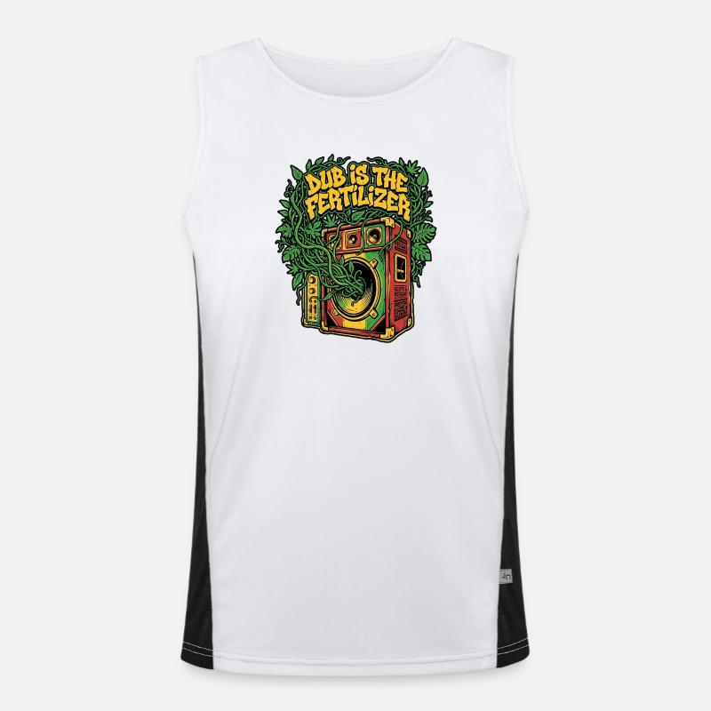 Dub Reggae Soil Men's Functional Contrast Tank Top 