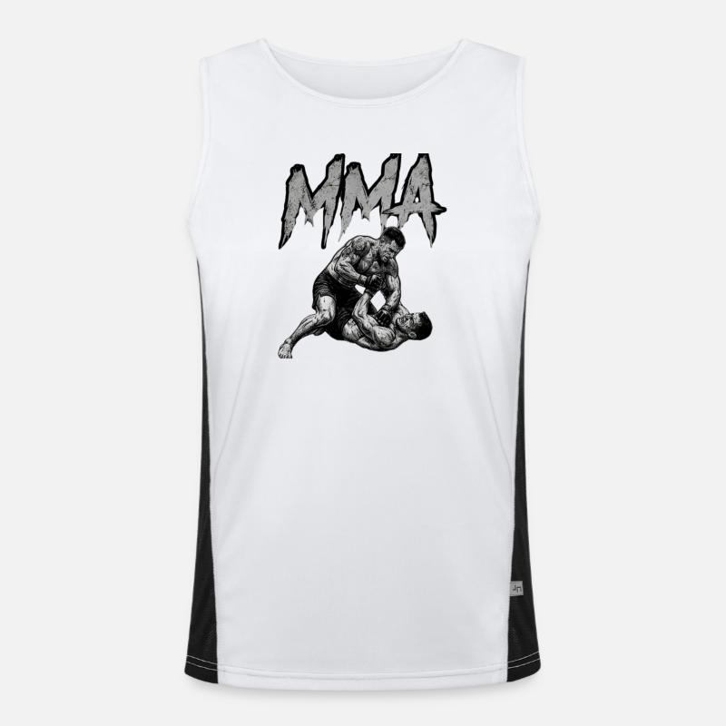 MMA Grappling Débardeur respirant contrasté Homme 