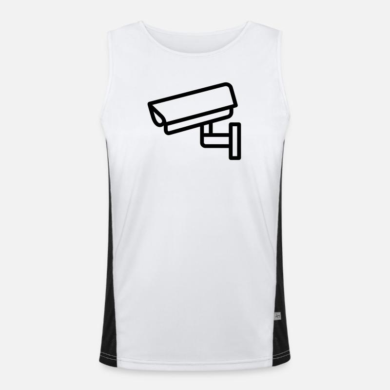 Camera Men's Functional Contrast Tank Top 