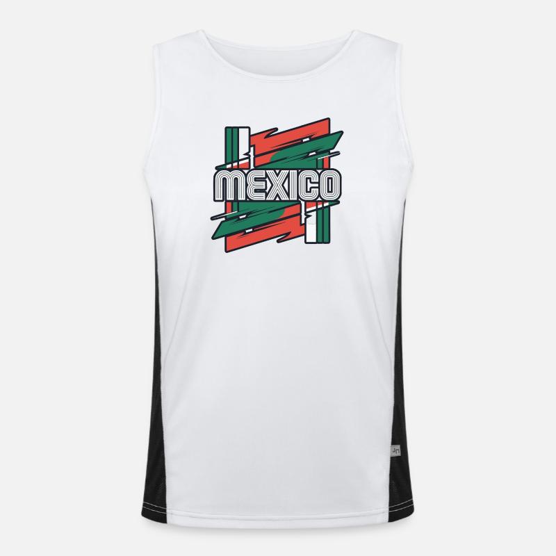 Mexico Men's Functional Contrast Tank Top 