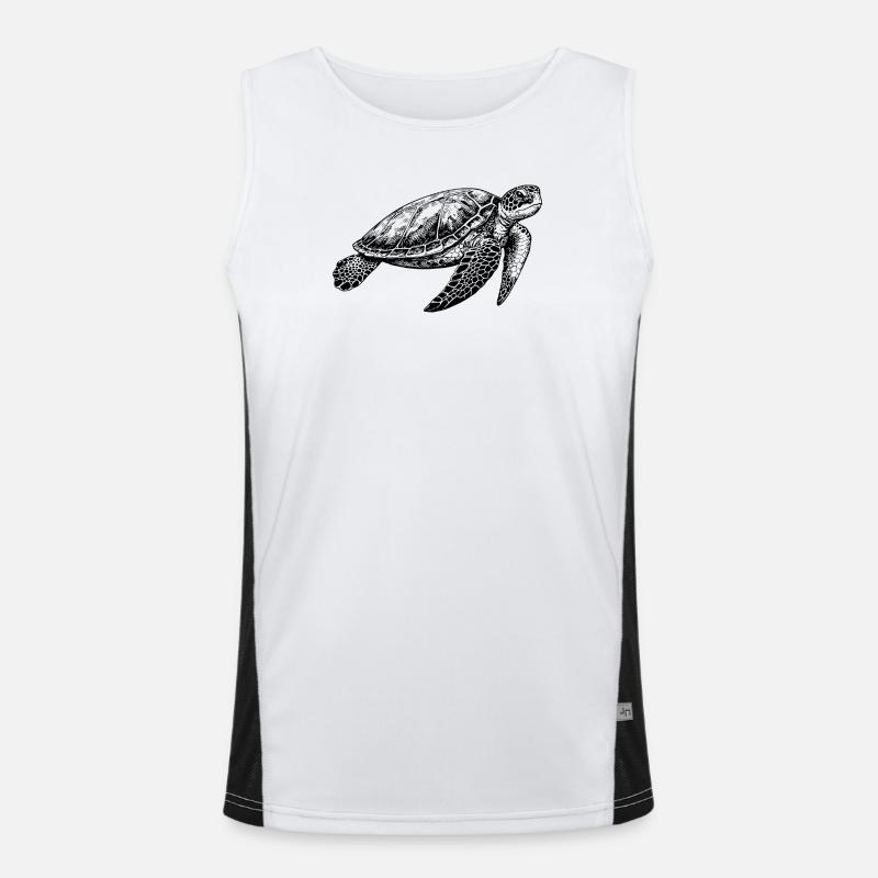 Turtle Men's Functional Contrast Tank Top 