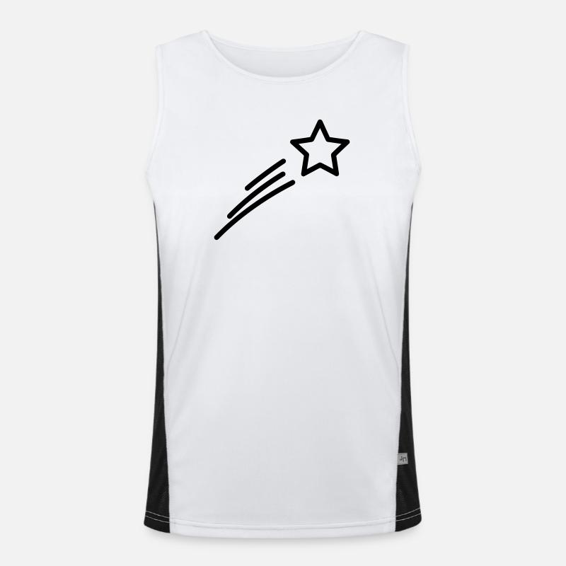 shooting star Men's Functional Contrast Tank Top 