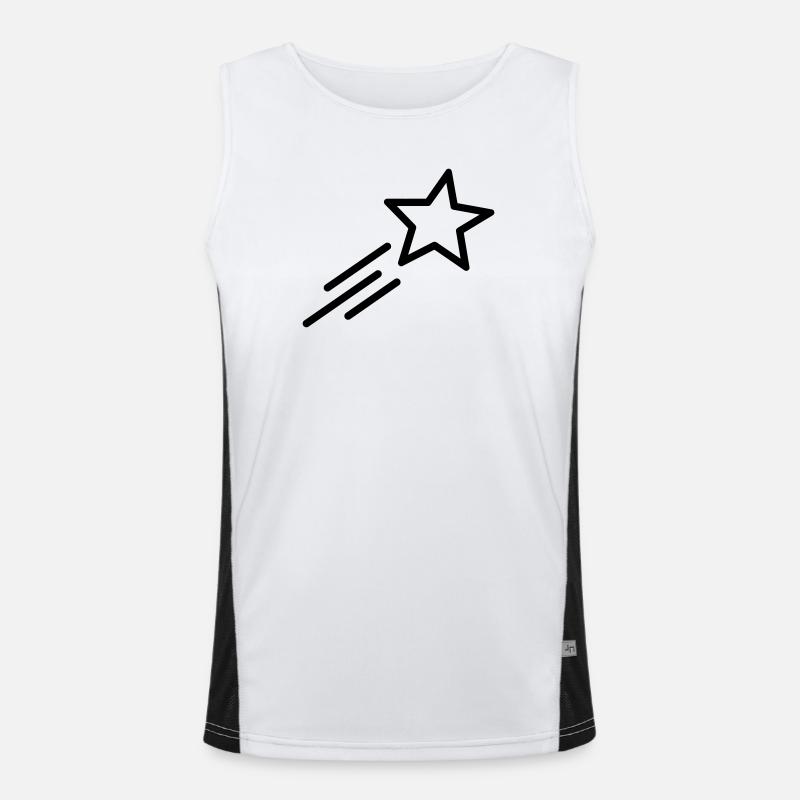 shooting star Men's Functional Contrast Tank Top 