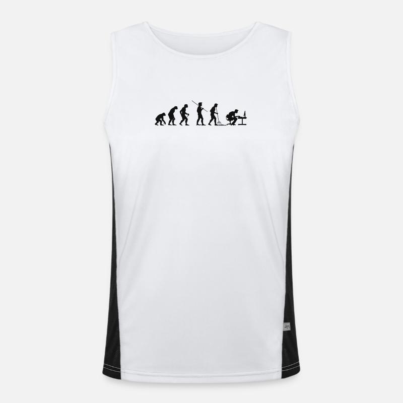 Programmer Computer Freak Evolution Men's Functional Contrast Tank Top 