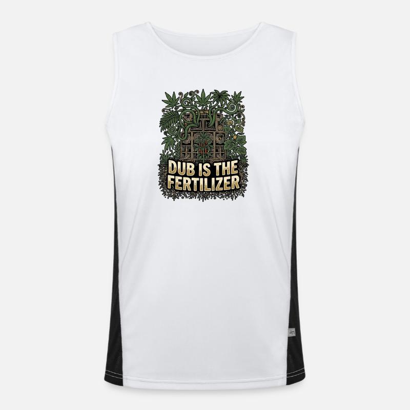 Dub Reggae Fertilizer Men's Functional Contrast Tank Top 