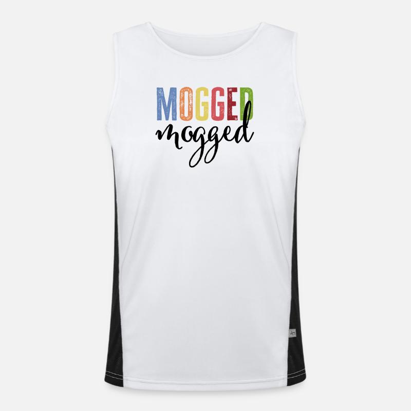 mogged Funktionelles Kontrast-Tank Top für Männer 