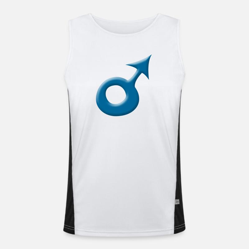 Junge Funktionelles Kontrast-Tank Top für Männer 