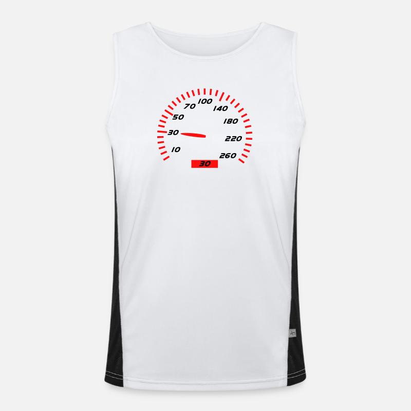 30th Birthday Men's Functional Contrast Tank Top 