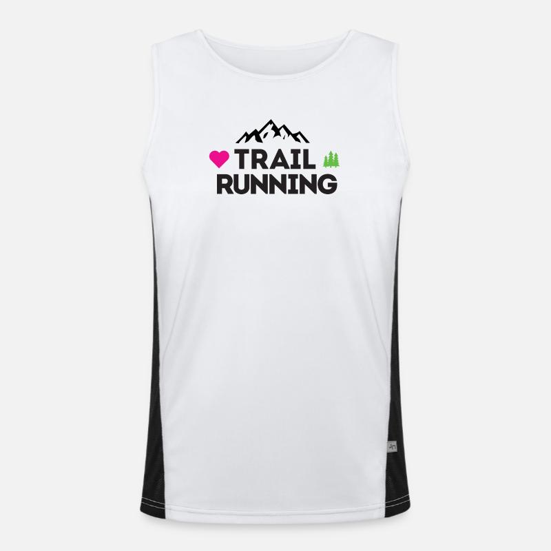 J’adore le Trail Running Débardeur respirant contrasté Homme 