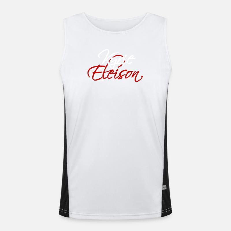 Kyrie Eleison (dark) Men's Functional Contrast Tank Top 