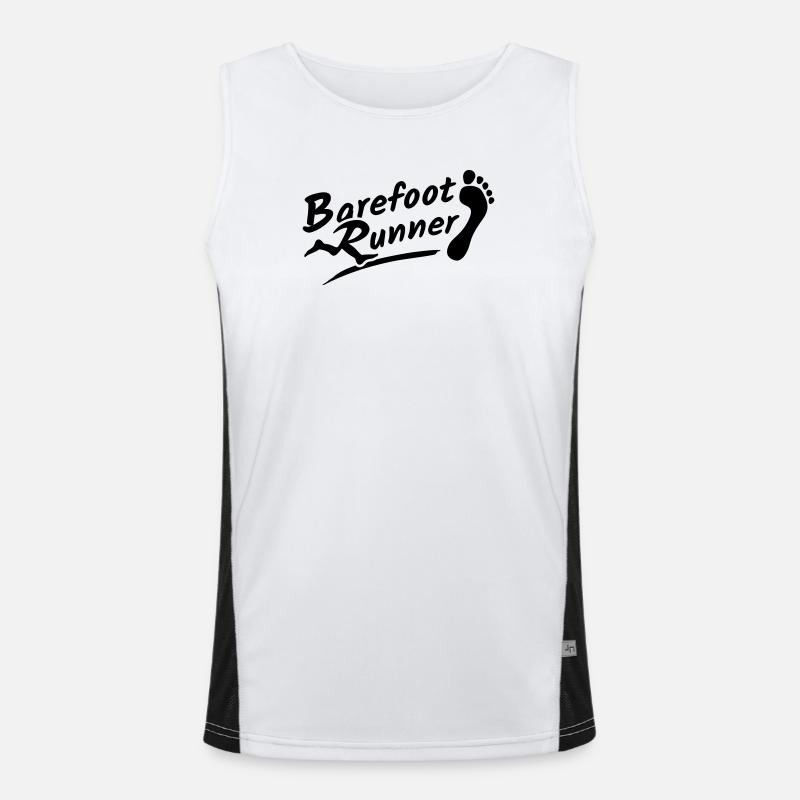 barefoot runner barefoot runner 2025 1-arbig Men's Functional Contrast Tank Top 
