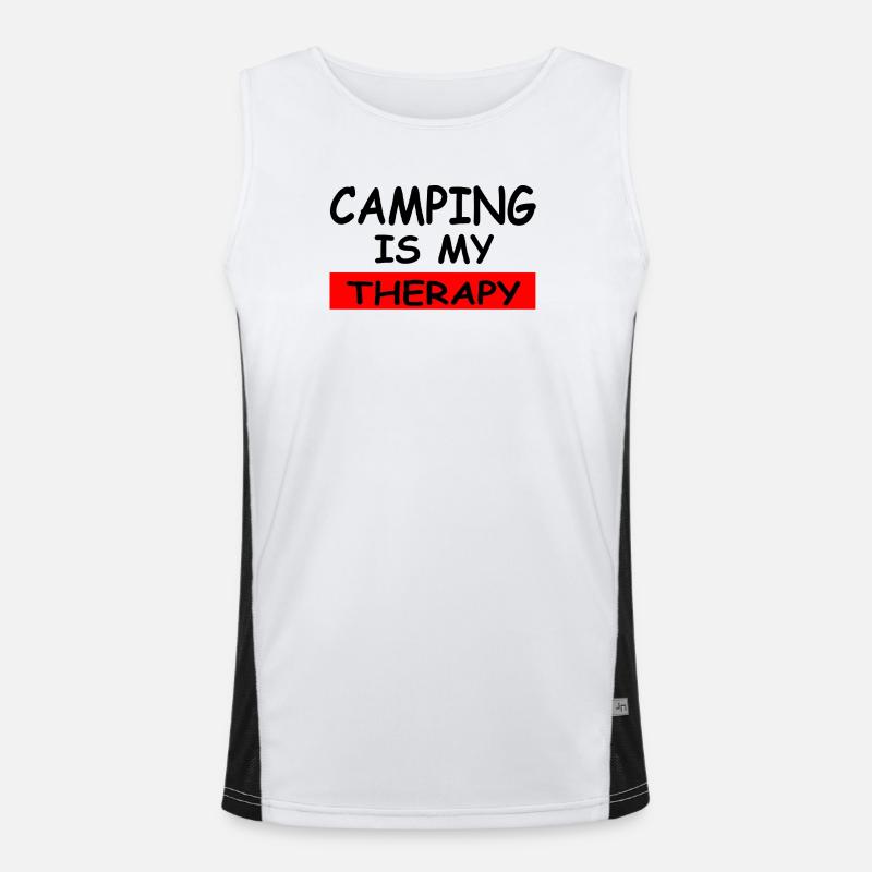 Camping Débardeur respirant contrasté Homme 