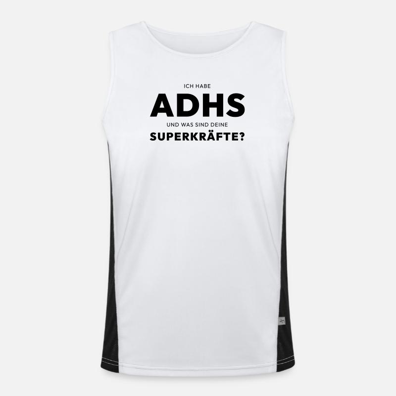 ADHD Men's Functional Contrast Tank Top 