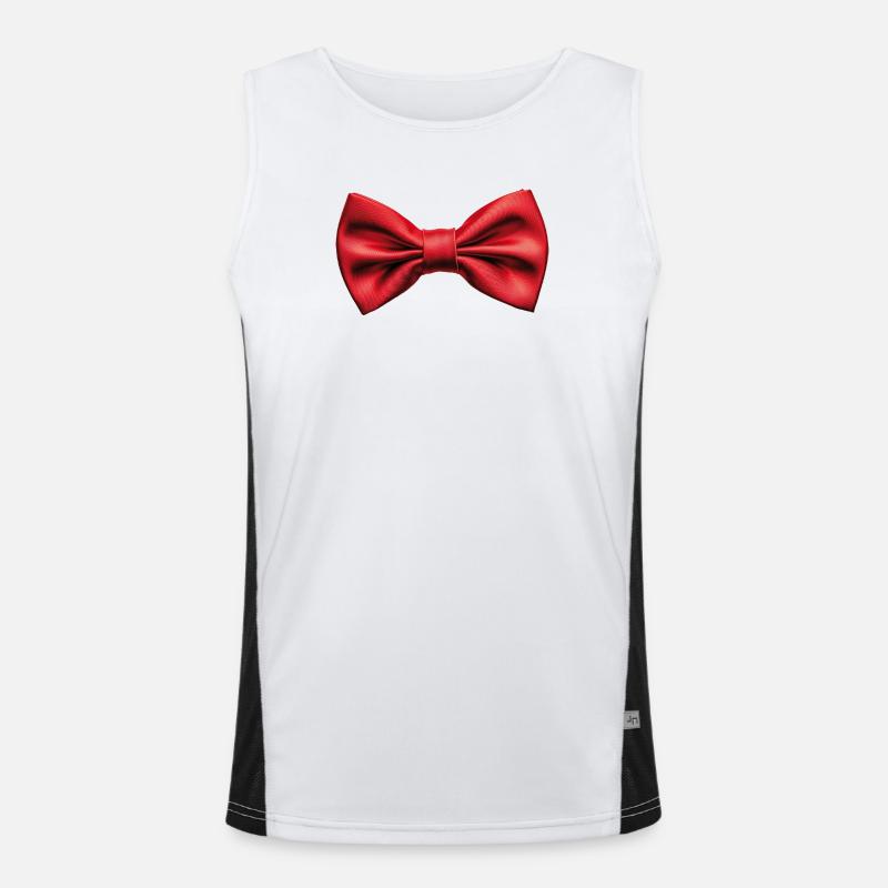 Fliege Funktionelles Kontrast-Tank Top für Männer 